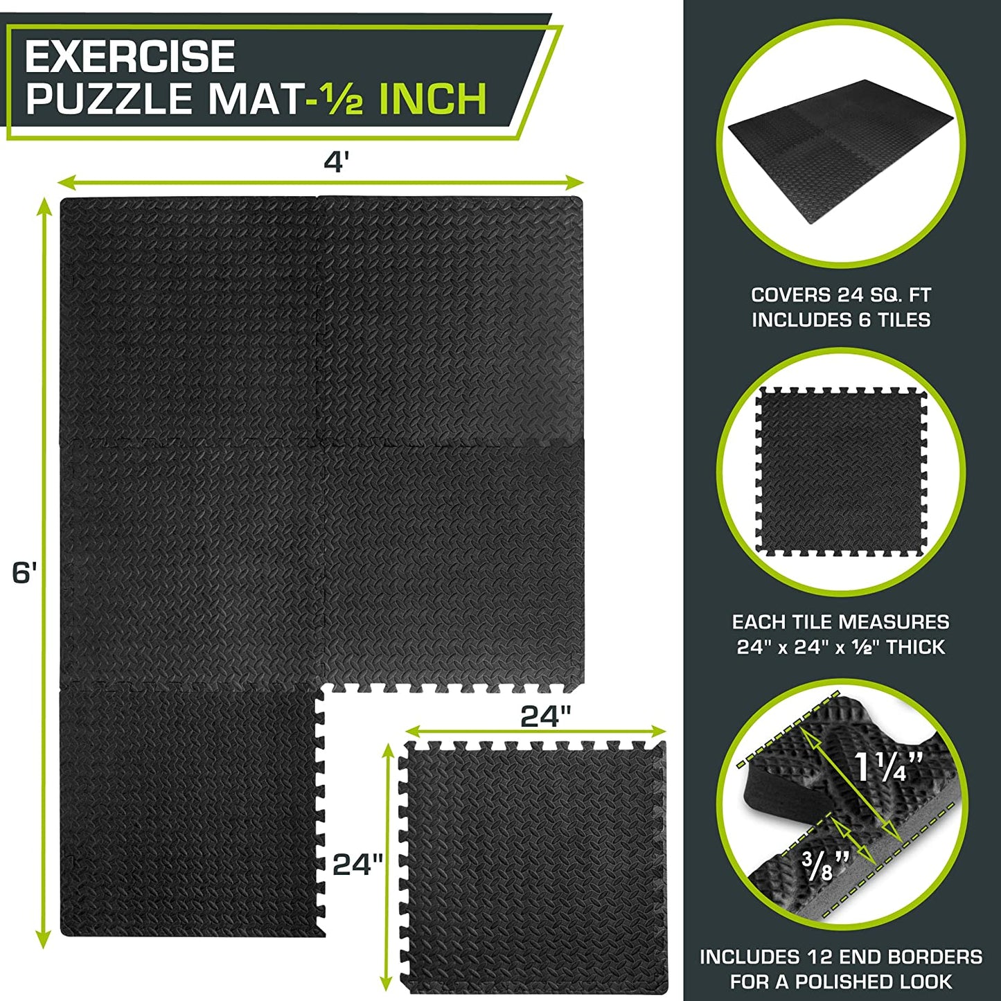 Transform your space with interlocking foam mats. Ideal for home gyms and kids' areas, these mats provide a cushioned, durable surface for exercise and play.